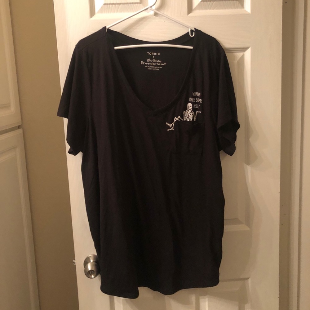 Black Skeleton Tee